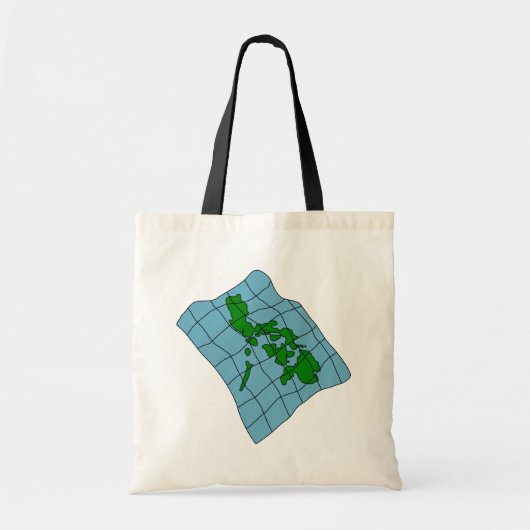Kaart van Filipijnen Canvas tas (Voorkant)