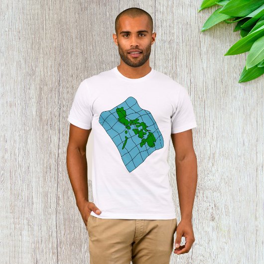 Kaart van Filipijnen Mannen T-shirt