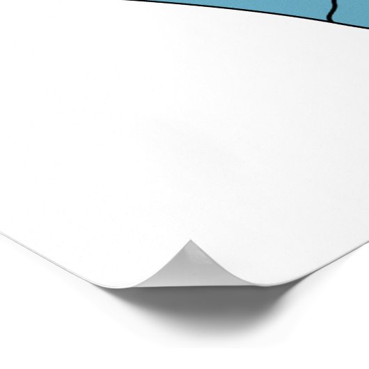 Kaart van Filipijnen Poster (Hoek)