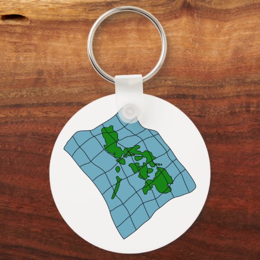 Kaart van Filipijnen Sleutelhanger (Achterkant)