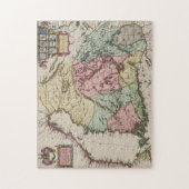  kaart van Finland (1665) Legpuzzel (Verticaal)