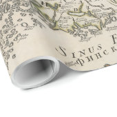 kaart van Finland (jaren '40) Cadeaupapier (Rol Hoek)