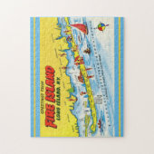  kaart van Fire Island Legpuzzel (Verticaal)