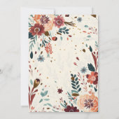 Kaart van Floral Vrijgezellenfeest (Achterkant)