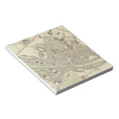  kaart van Florence Italië (1835) Notitieblok (Schuin)