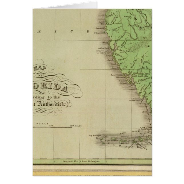 Kaart van Florida (Voorkant)