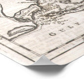  kaart van Florida (1763) Poster (Hoek)