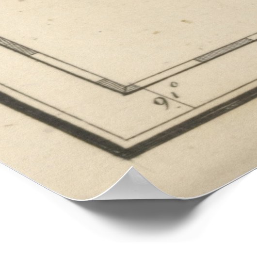 kaart van Florida (1794) Poster (Hoek)