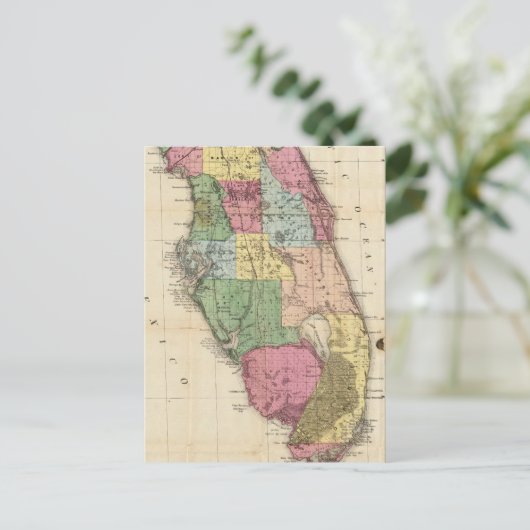 kaart van Florida (1870) (Staand voorkant)