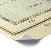  kaart van Florida (1883) 2 Poster (Hoek)