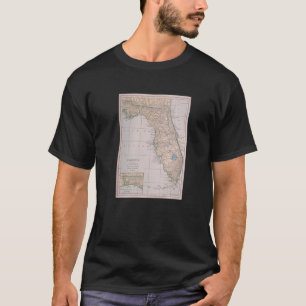 kaart van Florida (1923) T-shirt