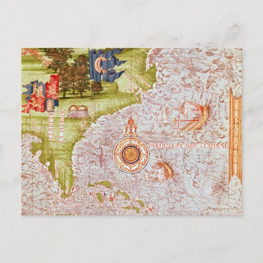 Kaart van Florida en de Antillen (Voorkant)