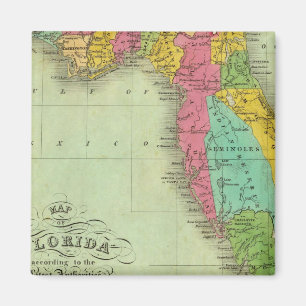 Kaart van Florida Magneet