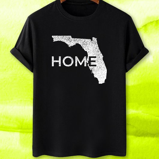 Kaart van Florida T-shirt