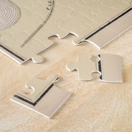  Kaart van Flushing Queens (1873) Legpuzzel (Zijkant)