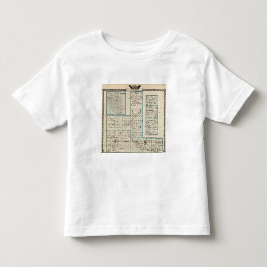 Kaart van Ford County en Paxton Kinder Shirts (Voorkant)