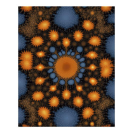 Kaart van Forest Village in Fractal Perfect Poster