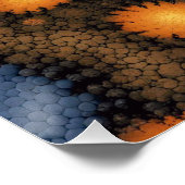 Kaart van Forest Village in Fractal Perfect Poster (Hoek)