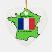 Kaart van France Ornament (Voorkant)