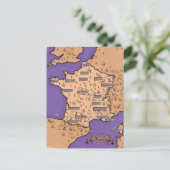 kaart van Frankrijk (Staand voorkant)