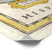 kaart van Frankrijk (1657) Poster (Hoek)