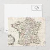 kaart van Frankrijk (1771) (Voorkant / Achterkant)