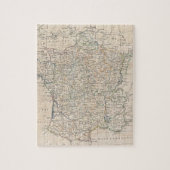  kaart van Frankrijk (1799) Legpuzzel (Verticaal)