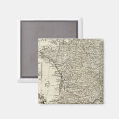 Kaart van Frankrijk 2 Magneet (Voorkant / Achterkant)