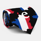 Kaart van Frankrijk aanpassen Stropdas (Opgerold)