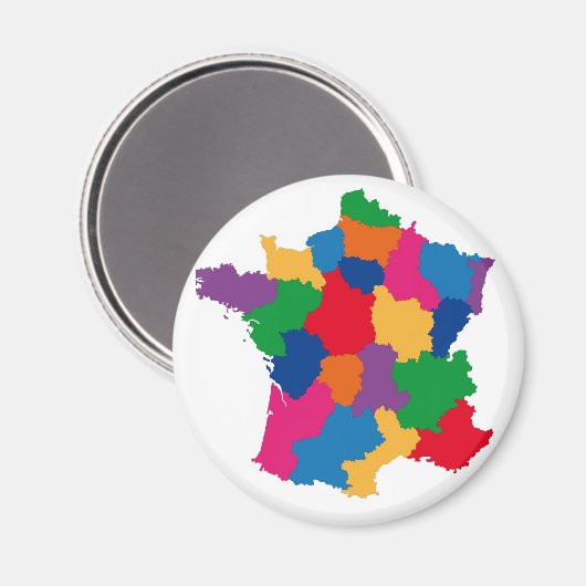 Kaart van Frankrijk Magneet