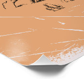  kaart van Frankrijk Perfect Poster (Hoek)