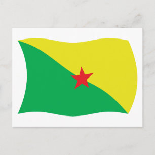 Kaart van Frans-Guyaanse vlag