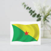 Kaart van Frans-Guyaanse vlag (Staand voorkant)
