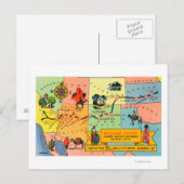 Kaart van Fred Harvey Hotel LocationsCA aan KS (Voorkant / Achterkant)