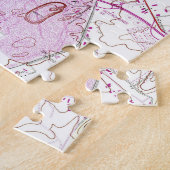  kaart van Frederick Maryland (1953) 2 Legpuzzel (Zijkant)