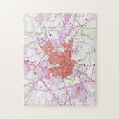  kaart van Frederick Maryland (1953) 2 Legpuzzel (Verticaal)