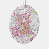  kaart van Frederick Maryland (1953) Keramisch Ornament (Rechts)