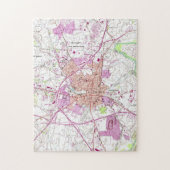  kaart van Frederick Maryland (1953) Legpuzzel (Verticaal)