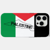 Kaart van Free Palestine Palestine op Palestine Fl Case-Mate iPhone Case (Achterkant (horizontaal))