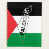 Kaart van Free Palestine Palestine op Palestine Fl Planner (Voorkant)