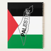 Kaart van Free Palestine Palestine op Palestine Fl Planner (Achterkant)