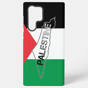 Kaart van Free Palestine Palestine op Palestine Fl Samsung Galaxy Hoesje