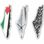 Kaart van Free Palestine Sticker Pack1 (Voorkant)