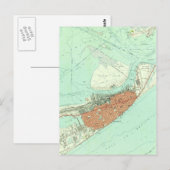 kaart van Galveston Texas (1954) 3 (Voorkant / Achterkant)