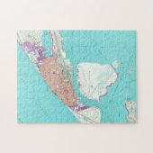  kaart van Galveston Texas (1954) Legpuzzel (Horizontaal)