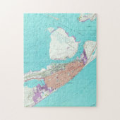  kaart van Galveston Texas (1954) Legpuzzel (Verticaal)