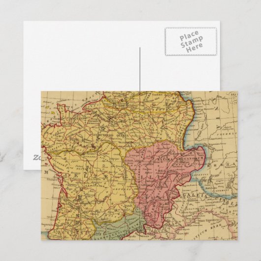 Kaart van Gaul (Voorkant / Achterkant)