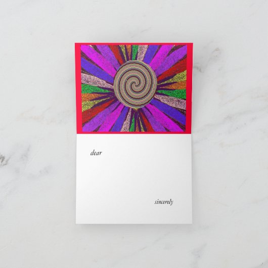 Kaart van Gelukkige Verjaardag (Binnen)