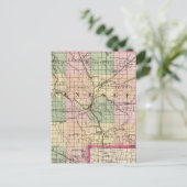 Kaart van Genesee County, Michigan (Staand voorkant)