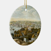 kaart van Georgetown (1855) Keramisch Ornament (Rechts)